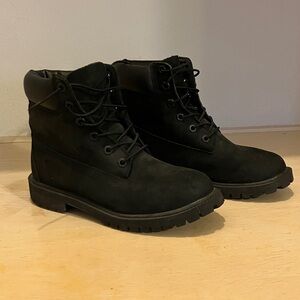 Timberland Women's Black Lace Up Boots